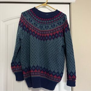 Vintage Barry Ashley Women's L/XL Knit Crewneck Sweater